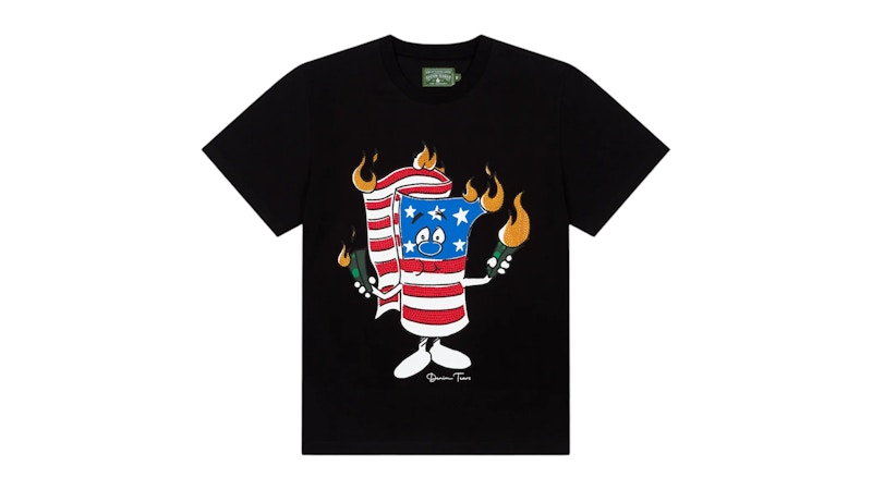 【Denim Tears】ファイヤー クラッカー Tシャツ Denim-Tears-Firecracker-Tee-