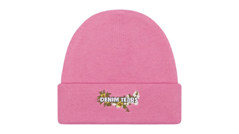 ブランドバッグ 人気ランキング2024 Beanie Floral Tears Denim Pink US - FW24 - Men's 帽子