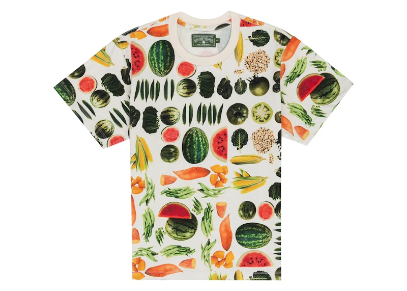 ★ Denim Tears ★Fruit Collage Tee Denim Tears Fruit Collage Tee Natural Men's - SS24 - US