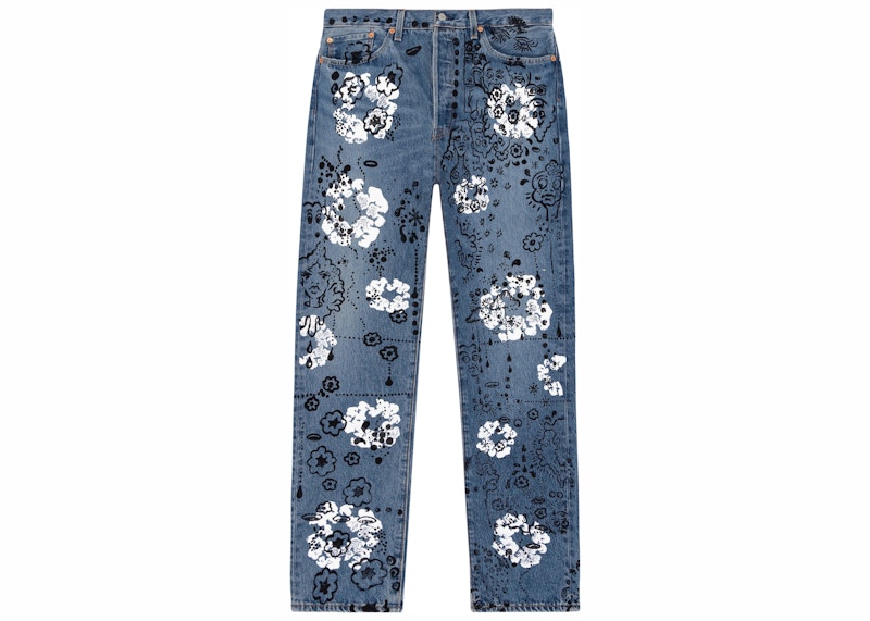 Denim Tears Irak Tears 501 Jean Vintage Blue Light Wash メンズ ...