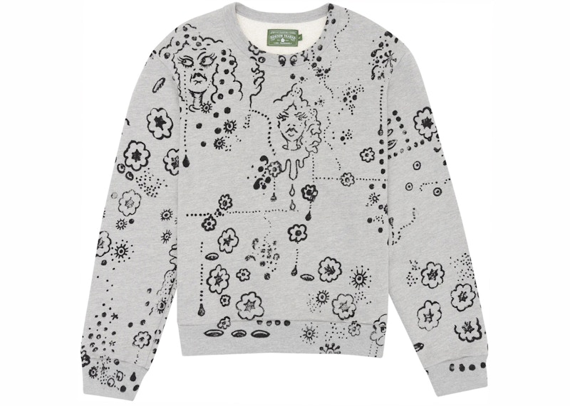 ★ Denim Tears ★Class of 1619 Crewneck Grey Denim Tears Sport Grey Crewneck Sweater Size XL NWT 1619