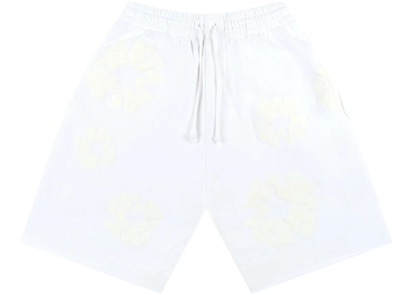 Denim Tears Mono Cotton Wreath Shorts White Men's SS24 US