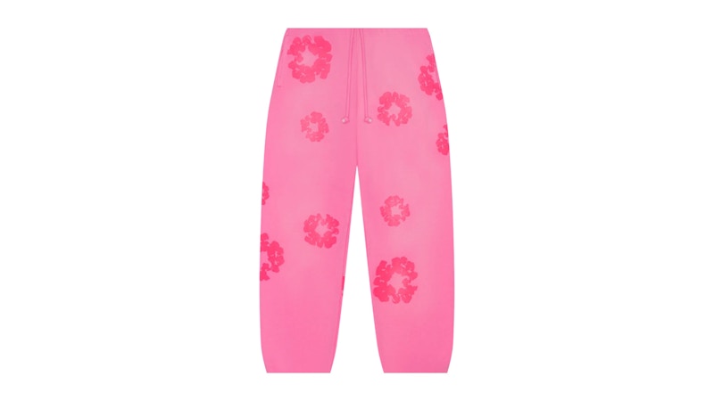 Denim Tears Mono Cotton Wreath Sweatpants Pink Men's - SS25 - US