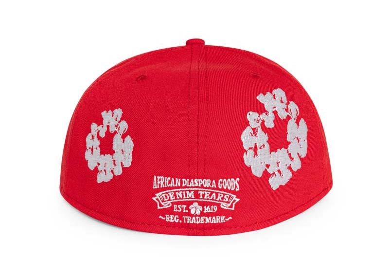 Denim Tears New Era Cotton Wreath 59/50 Cap Red メンズ - FW23 - JP