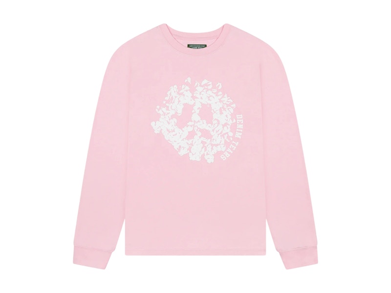 Denim Tears Peace Wreath Long Sleeve Tee Pink メンズ - SS25 - JP Denim Tears Peace Wreath Long Sleeve Tee Pink メンズ - SS25 - JP