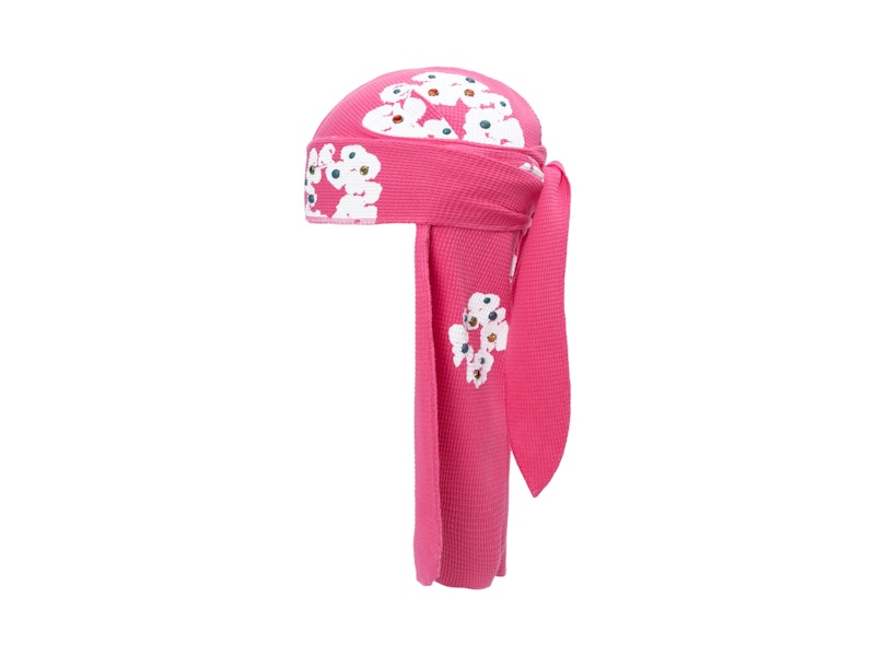 Denim Tears Rhinestone Cotton Wreath Durag Pink メンズ - FW25 - JP