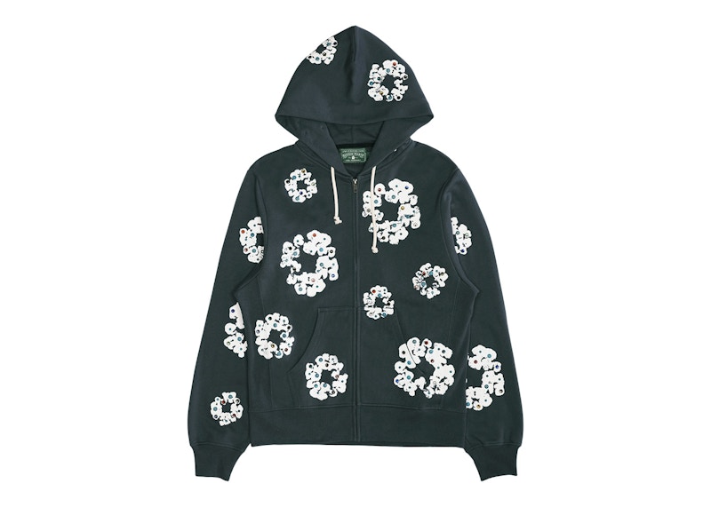 Stussy Great Future Zip Hoodie Black Men's - US