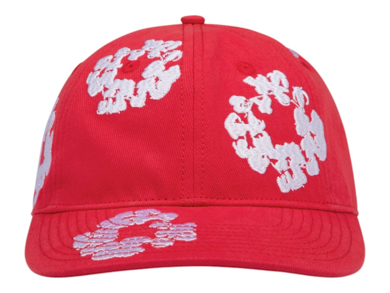 Denim Tears The Cotton Wreath Cap Red Men's - SS26 - US