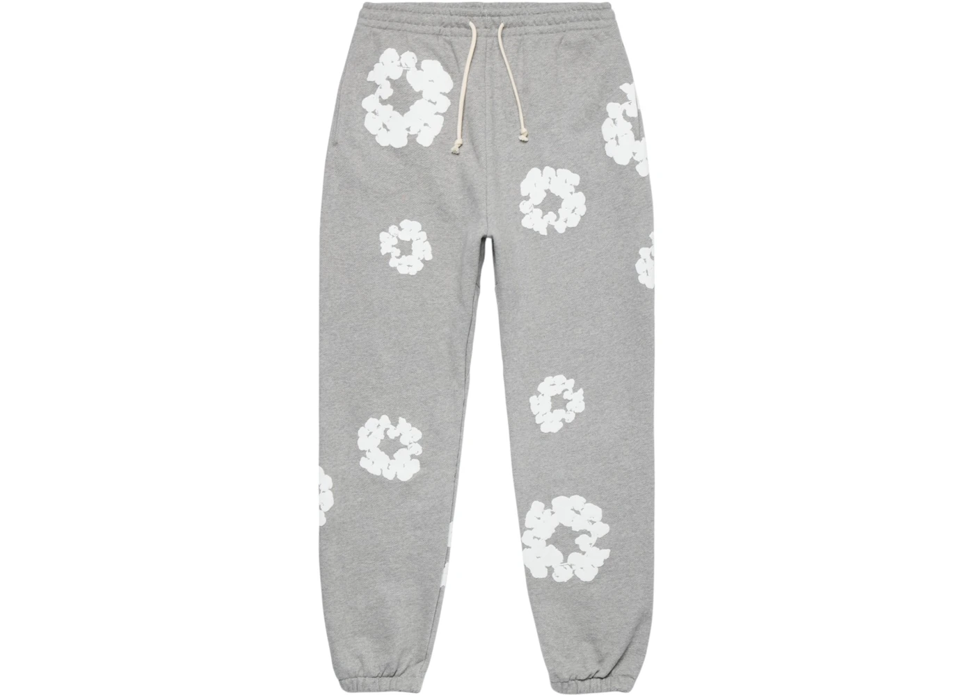 Denim Tears The Cotton Wreath Sweatpants Grey Men's SS23 US