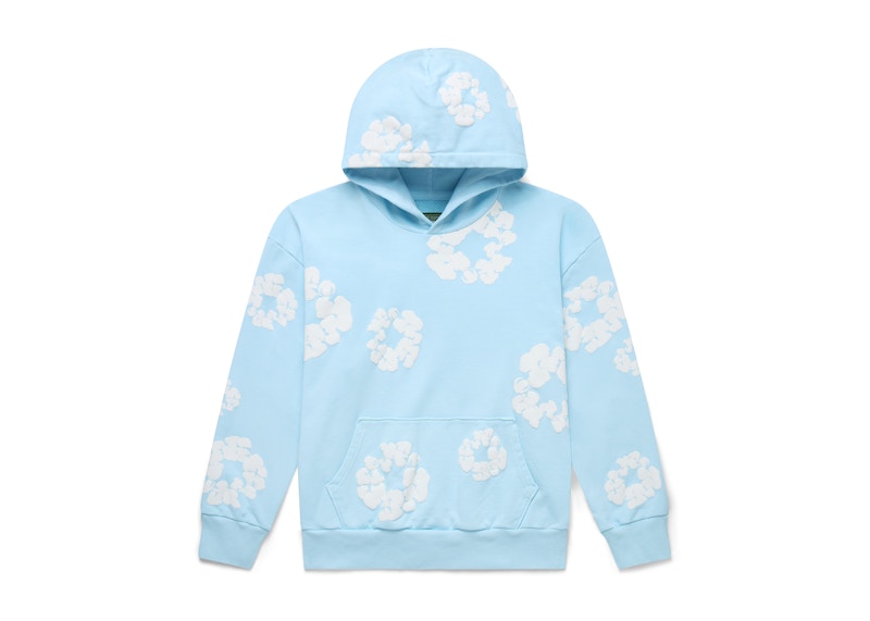 Denim Tears The Cotton Wreath Sweatshirt Powder Blue Men's - SS25 - US