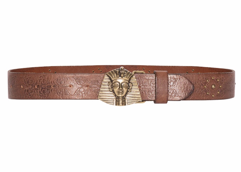 Denim Tears Tracy's King Tut Belt Brown Leather Men's - FW23 - US