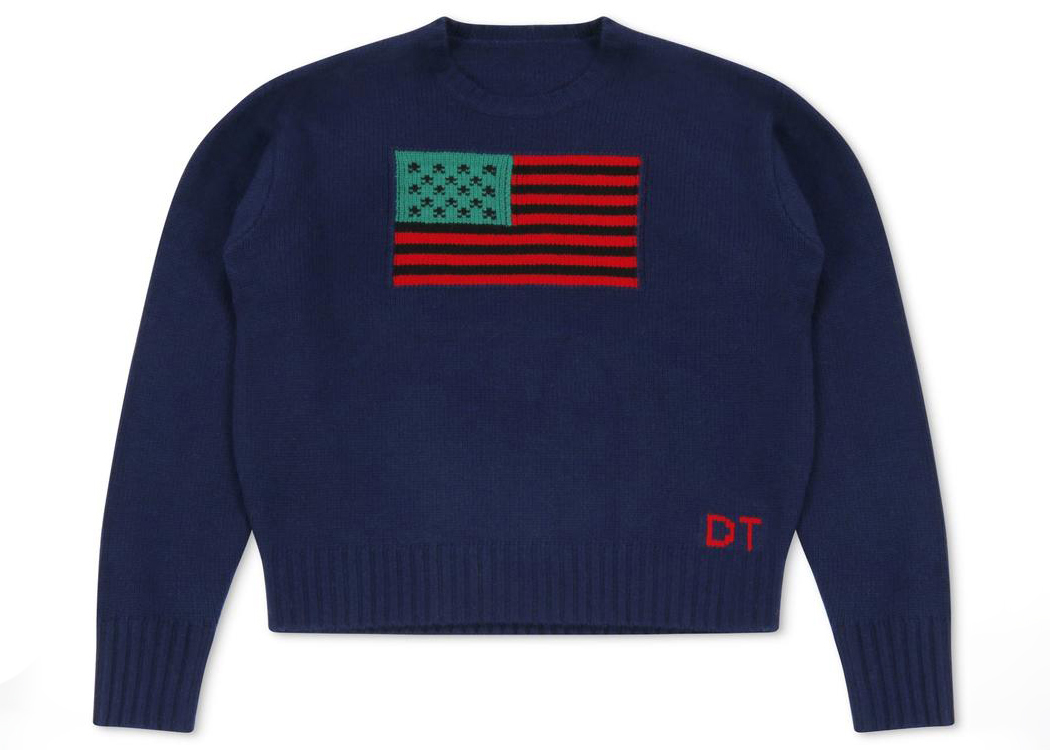 Denim Tears Tyson Beckford Sweater Navy Men's - US
