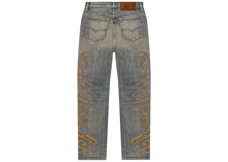 Denim Tears Western Cotton Stitch 501 Jeans Selvedge Denim