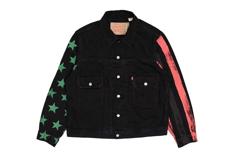 Denim Tears x CPFM 4th of July Denim Plant Jacket Black