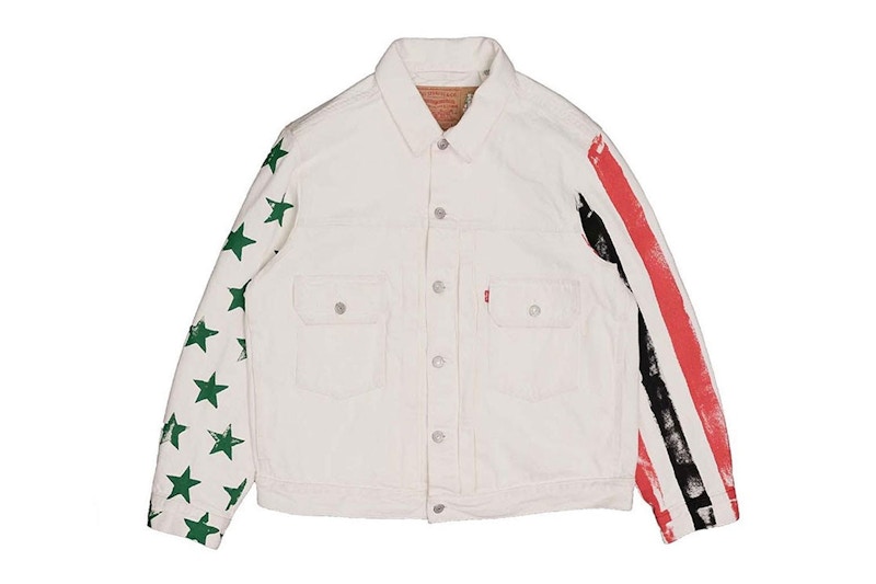 Denim Tears x CPFM 4th of July Denim Plant Jacket White - SS22