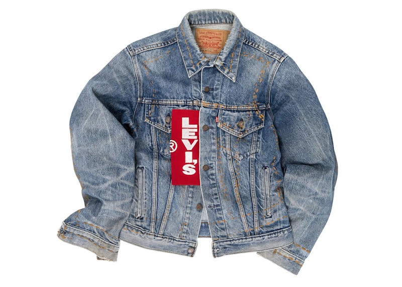 人気定番限定SALEDENIM TEARS Levi’s Denim Jacket 新作 L 正規品 Gジャン/デニムジャケット