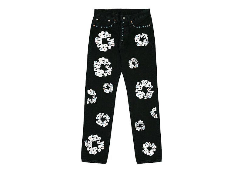 DENIM TEARS The Cotton Wreath Jean Black