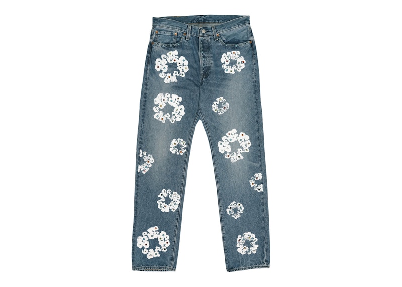 Denim Tears x Levi's Cotton Wreath Jean Light Wash - SS21 Men's - US