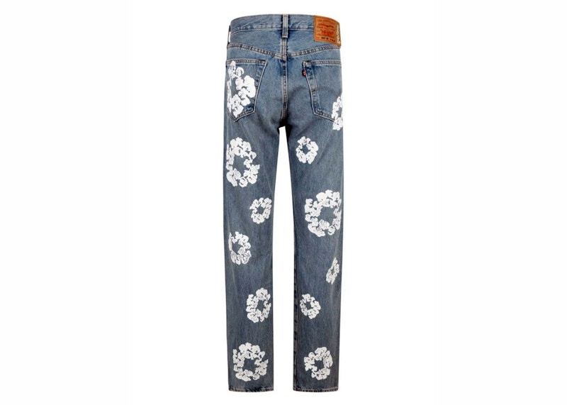 Denim Tears x Levi's Cotton Wreath Jean Light Wash Men's