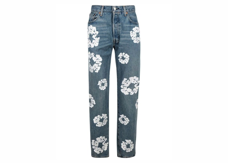 Denim Tears x Levi's Cotton Wreath Jean Light Wash