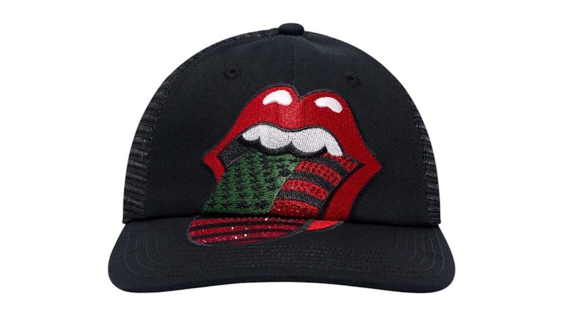Denim Tears x Rolling Stones Cap Black Men's - FW25 - US
