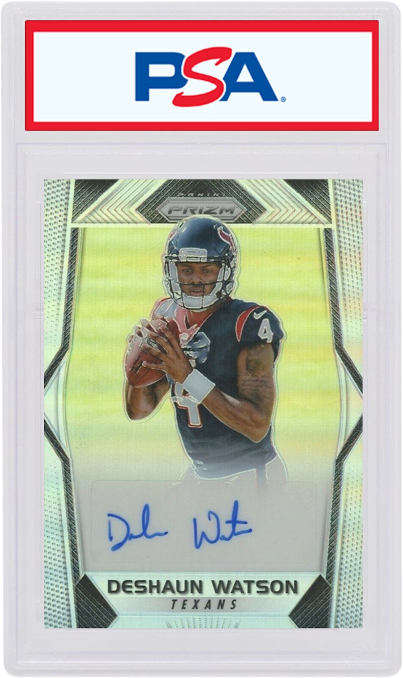 Deshaun Watson 2017 Panini Prizm Rookie Autograph #DWS (PSA or BGS Graded)