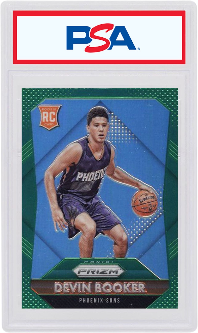 Devin Booker 2015 Panini Prizm Rookie Green #308 (PSA or BGS Graded)