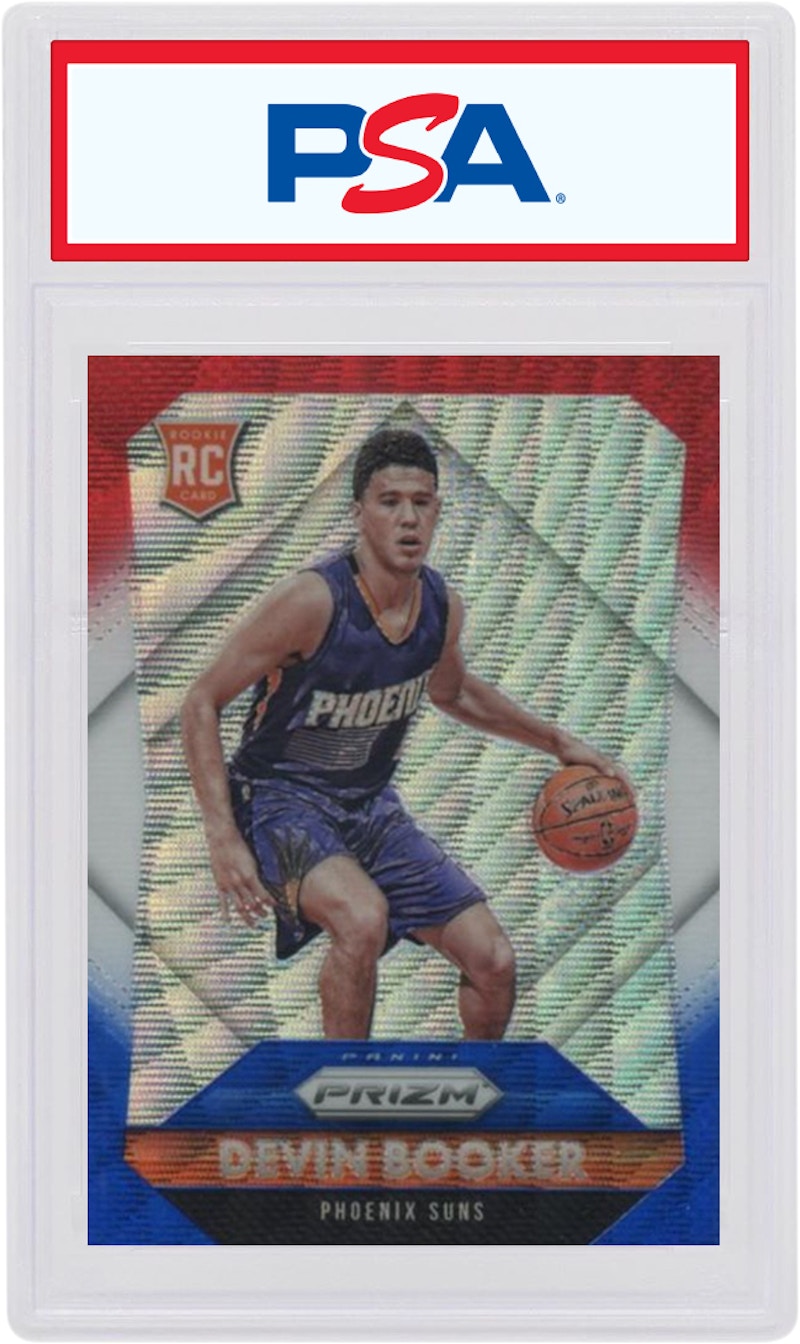 Devin Booker 2015 Panini Prizm Rookie Red/White/Blue #308 - 2015 - JP