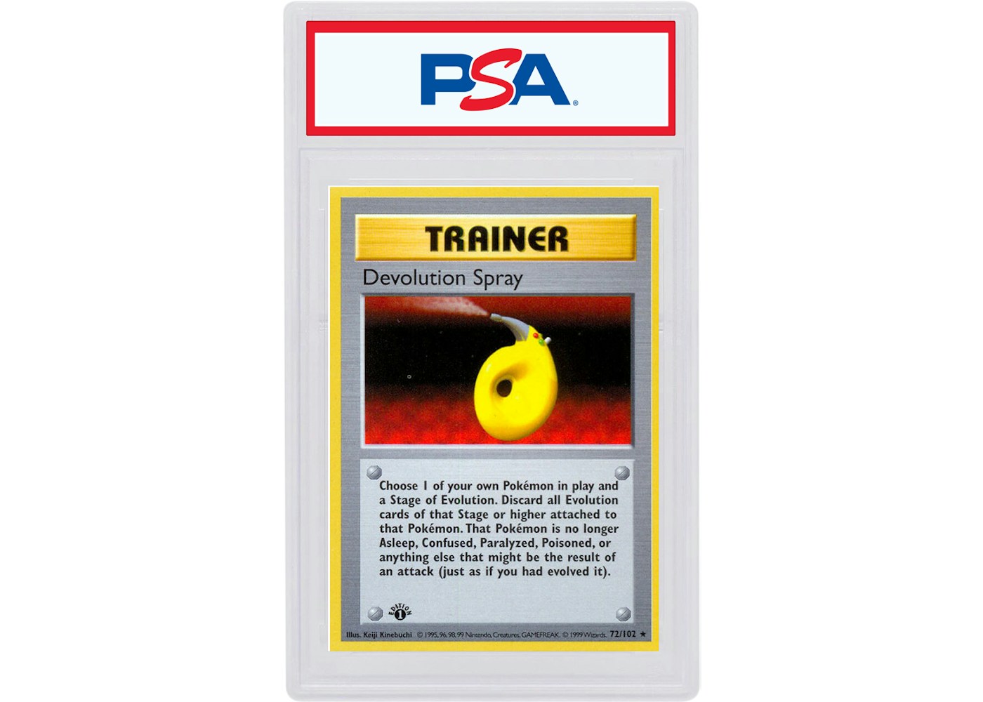 Devolution Spray 1999 Pokemon TCG Base Set 1st Edition #72/102 - 1999