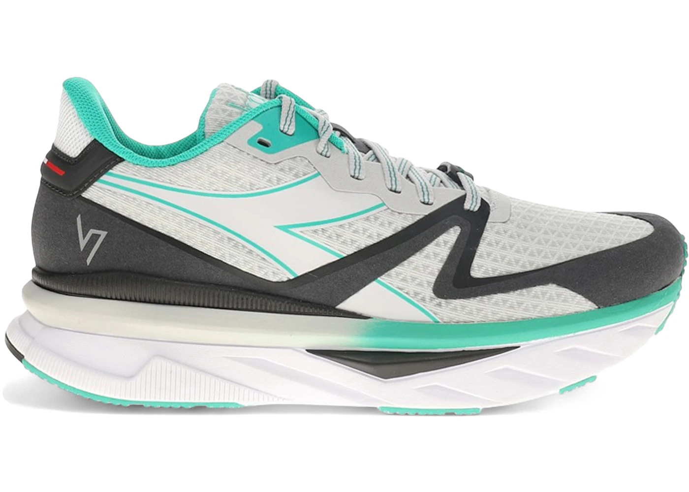 Diadora Atomo V7000 Titanium Grey Bianco Nero Uomo