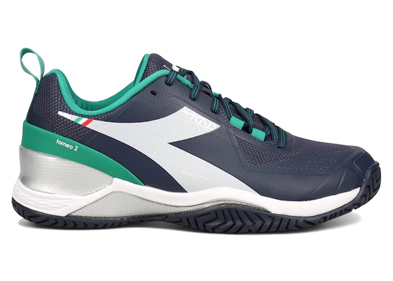 Diadora Blushield Torneo 2 AG Blue Corsair White メンズ