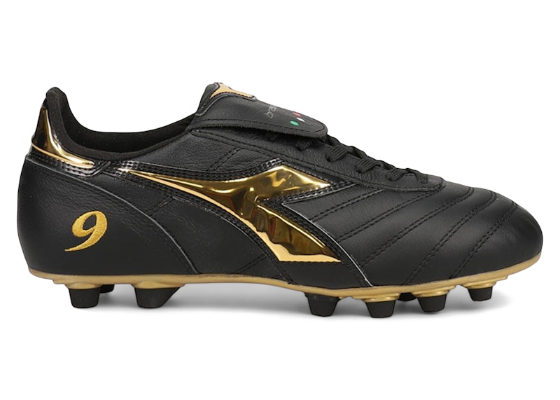 Diadora Brasil 9 Italy LT+ MDPU FG Black Gold - 101.178784-C0893