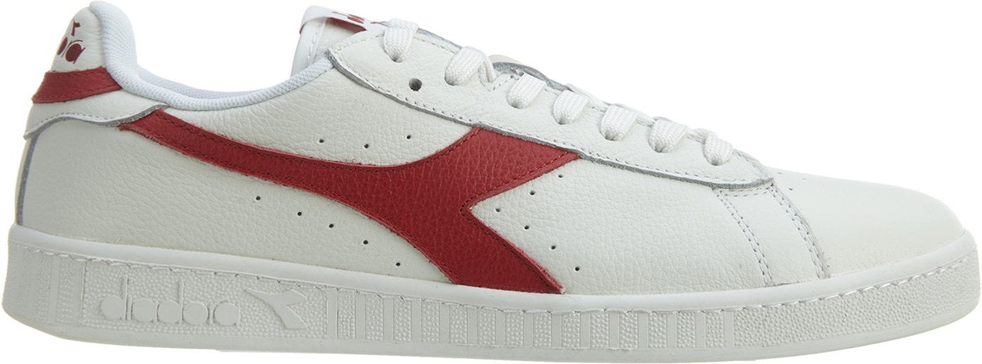 Slagter Skubbe fryser Diadora Game L Low Waxed White/Chilli Peppers/White - 160821-C6313
