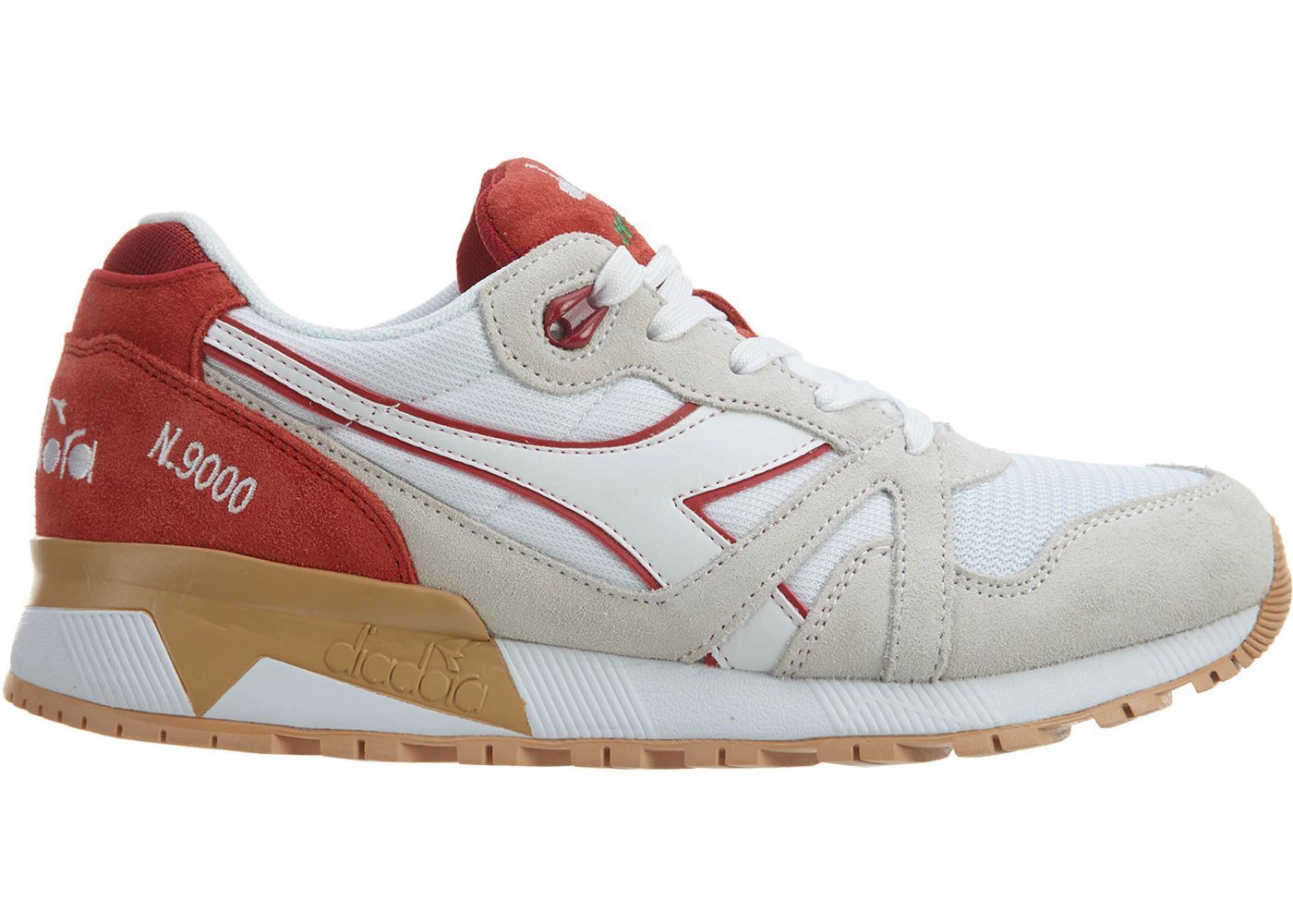 Diadora N9000 Iii White Red Men's 171853-C1734 US1