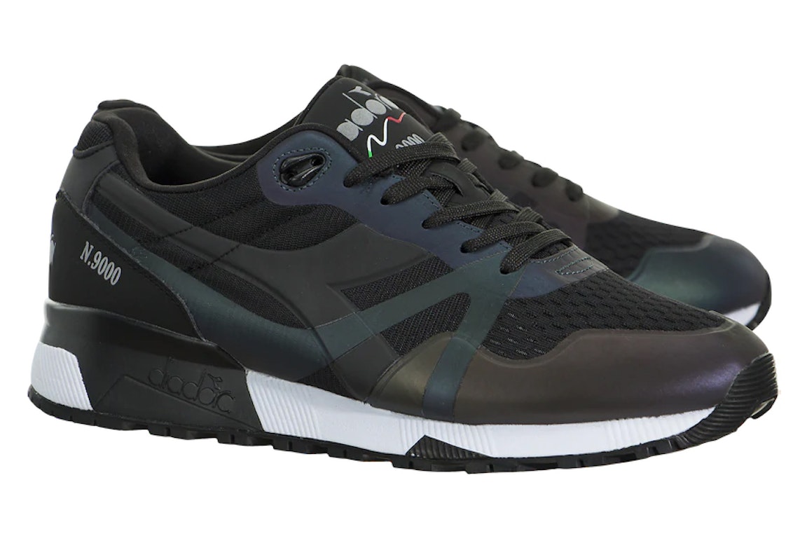 Pre-owned Diadora N9000 Mm Hologram In Black/iridescent