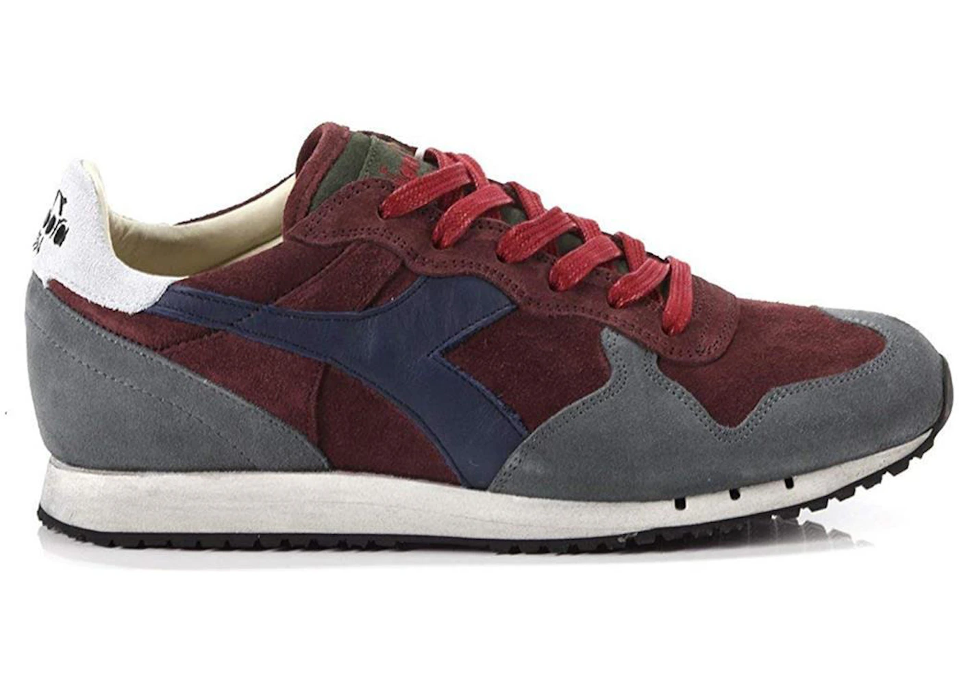 Diadora Trident Maroon Grey Men's - 157664 C7161 - US