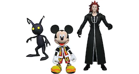 Diamond Select Toys Disney Select Mickey Mouse, Axel & Shadow Action Figure (3-Pack)