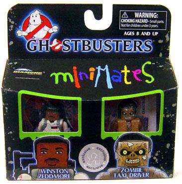Diamond Select Toys Ghostbusters Minimates Winston Zeddemore & Zombie Taxi  Driver Toys 'R Us Exclusive Minifigure (2-Pack)