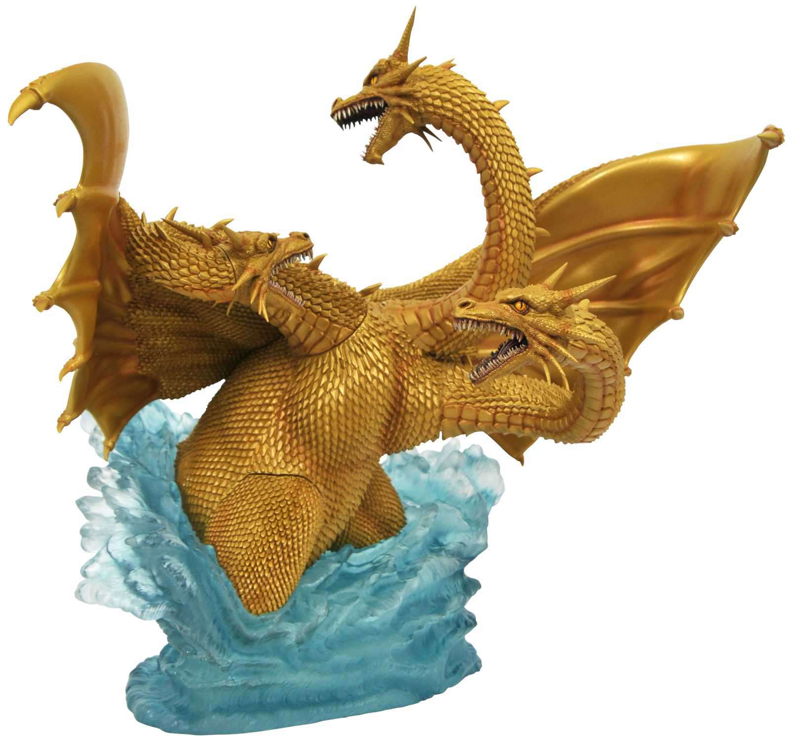 Diamond Select Toys Godzilla Gallery King Ghidorah 1991 Version PVC Diorama  Statue