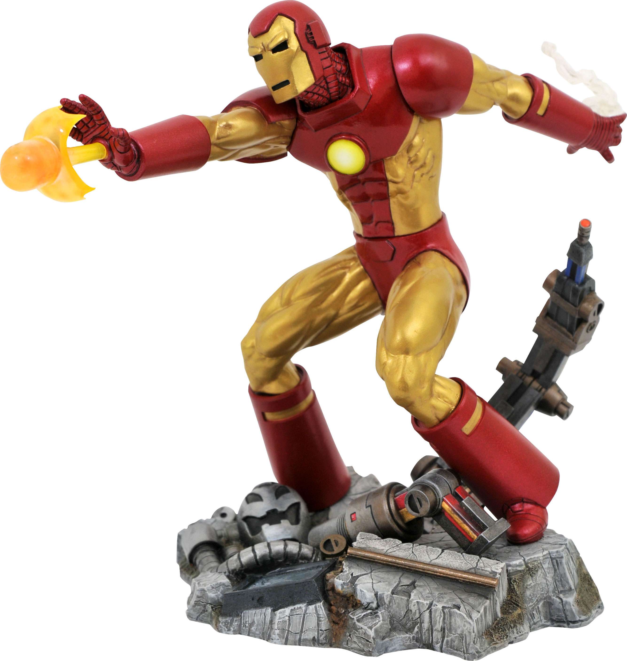 Diamond Select Toys Marvel Gallery Ironman 90's Comic Version PVC Figure  Statue