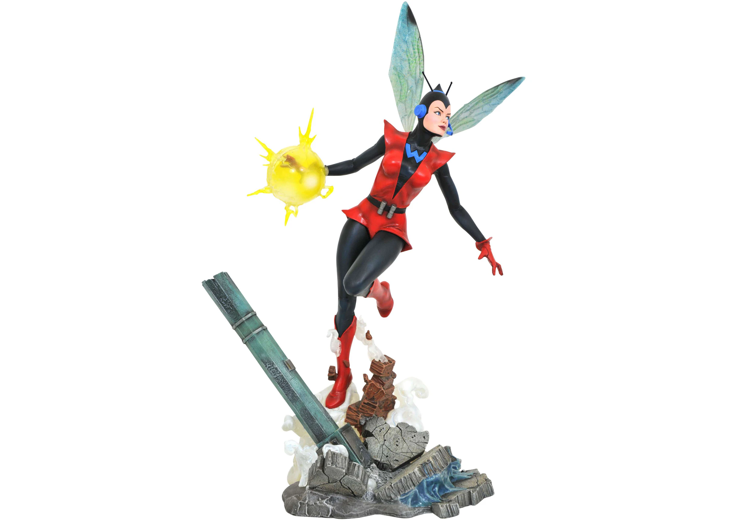 Diamond Select Toys Marvel Gallery The Wasp Classic Comic Version PVC  Figure Statue - US