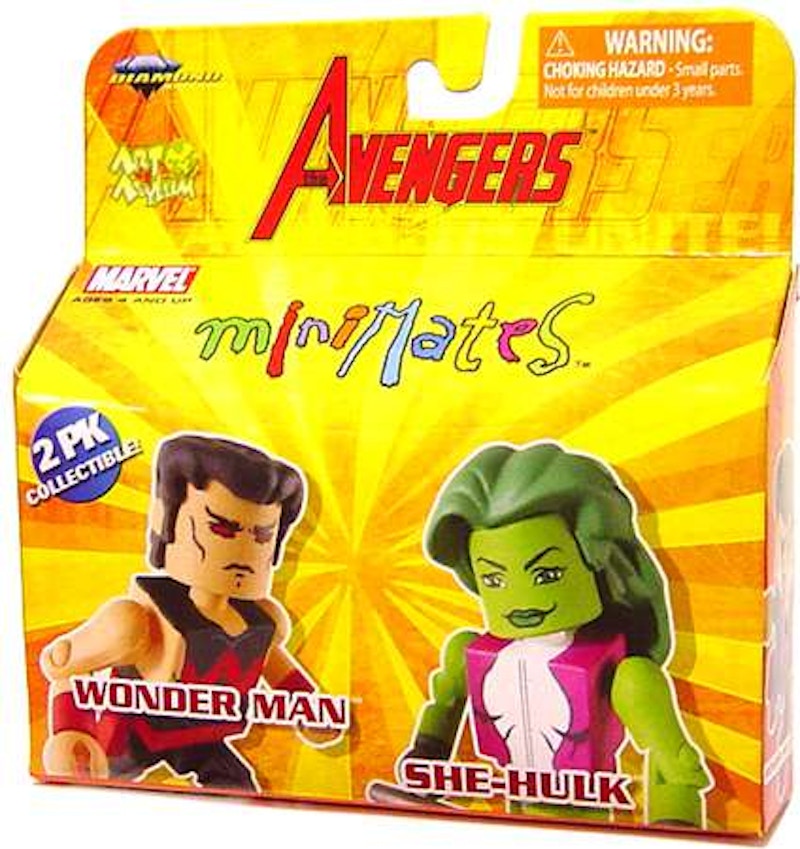 Diamond Select Toys Marvel Minimates Series 16 Wonder Man & She Hulks Minifigure (2Pack) DE