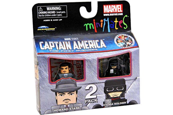Diamond Select Toys Marvel Minimates Series 40 Howard Stark & Hydra Soldier Minifigure (2-Pack)