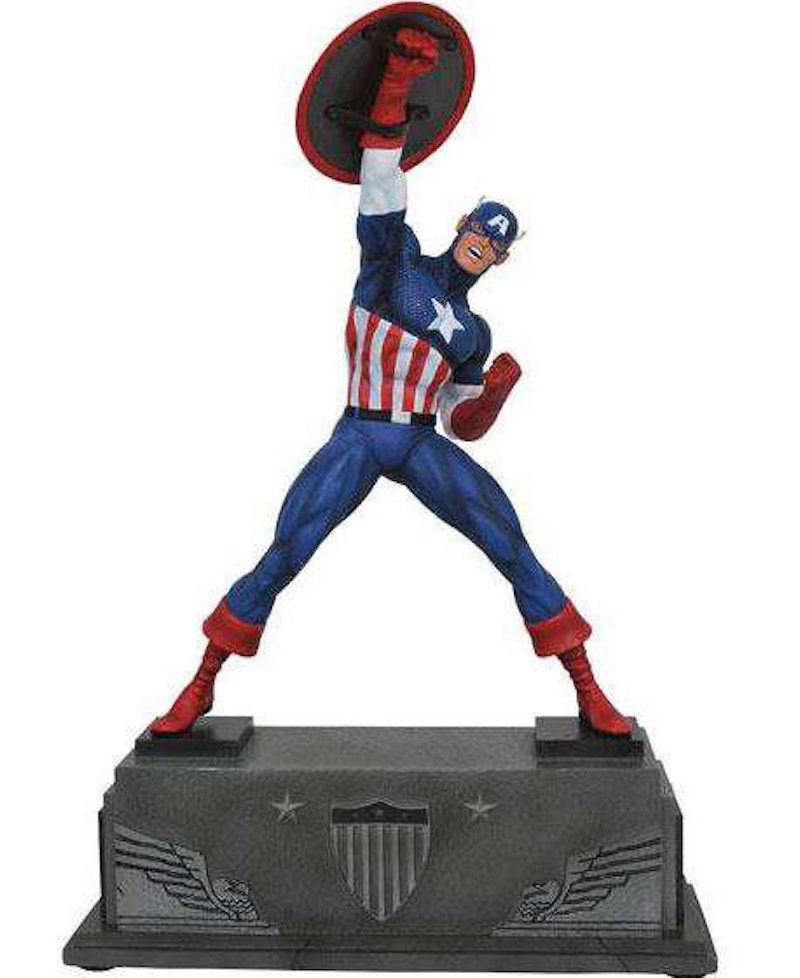 Diamond Select Toys Marvel Premier Collection Captain America Resin