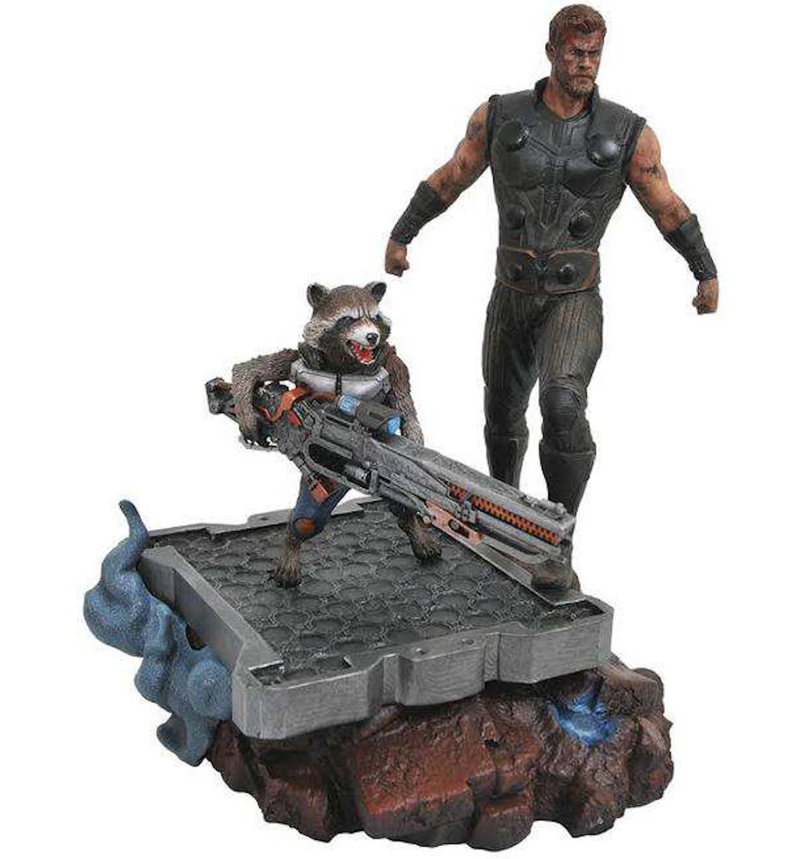 Diamond Select Toys Marvel Premier Thor & Rocket Raccoon Collectible ...
