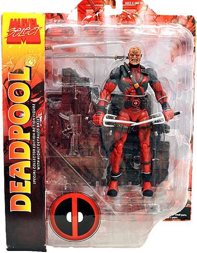 Diamond Select Toys Marvel Select Deadpool Unmasked Action Figure