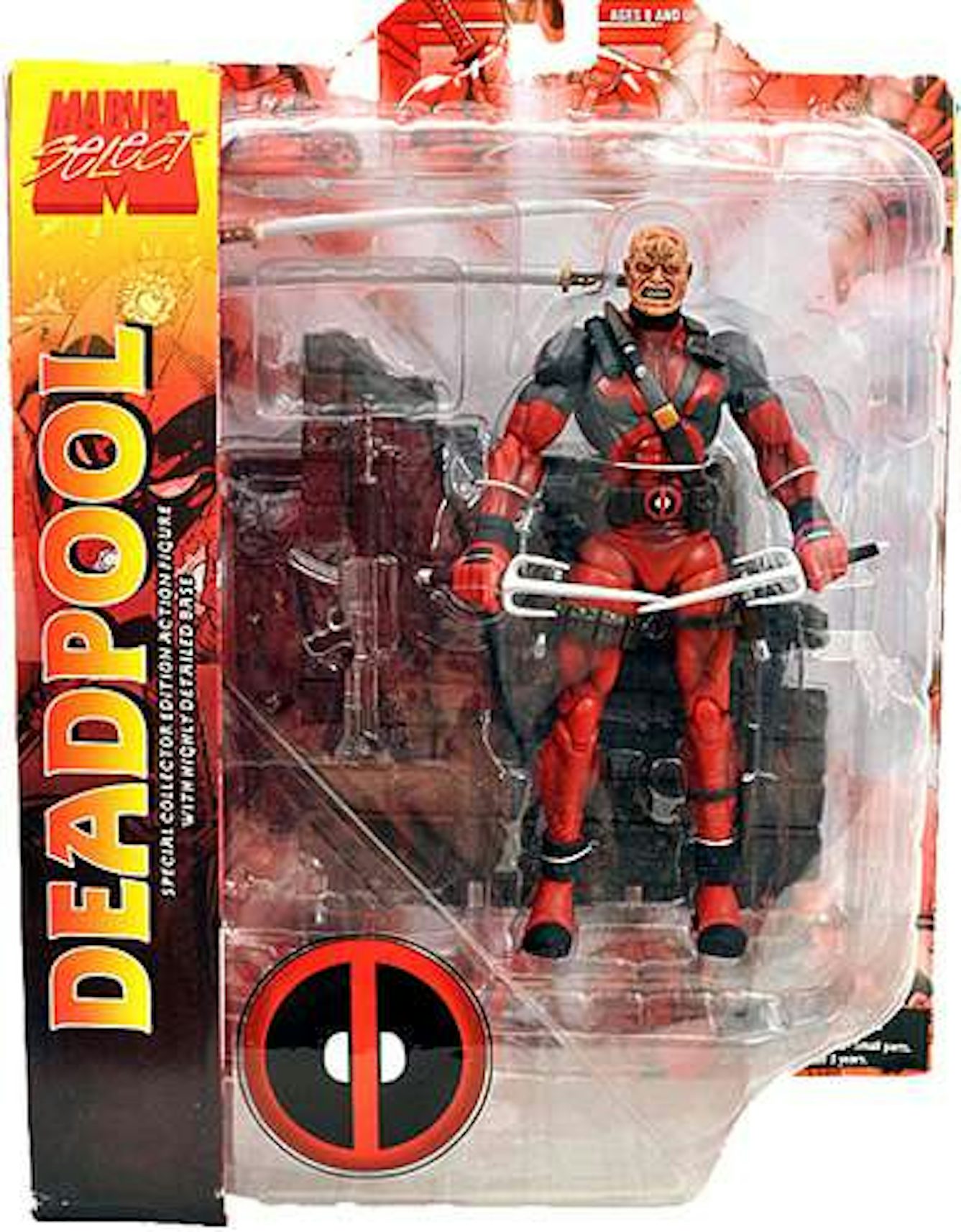 Diamond Select Toys Marvel Select Deadpool Unmasked Action Figure - DE