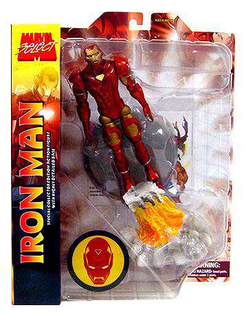 Diamond Select Toys Marvel Select Iron Man Action Figure - CN
