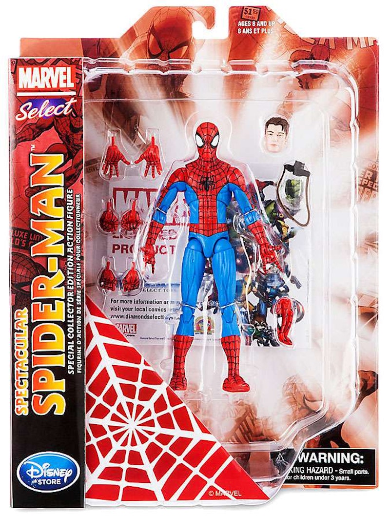 Spider man action shop figure disney store