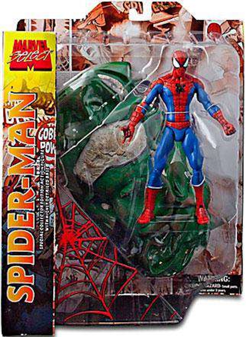 Diamond Select Toys Marvel Select Spider-Man With Car Action